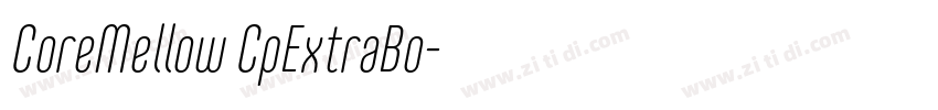 CoreMellow CpExtraBo字体转换 CoreMellow CpExtraBo字体转换